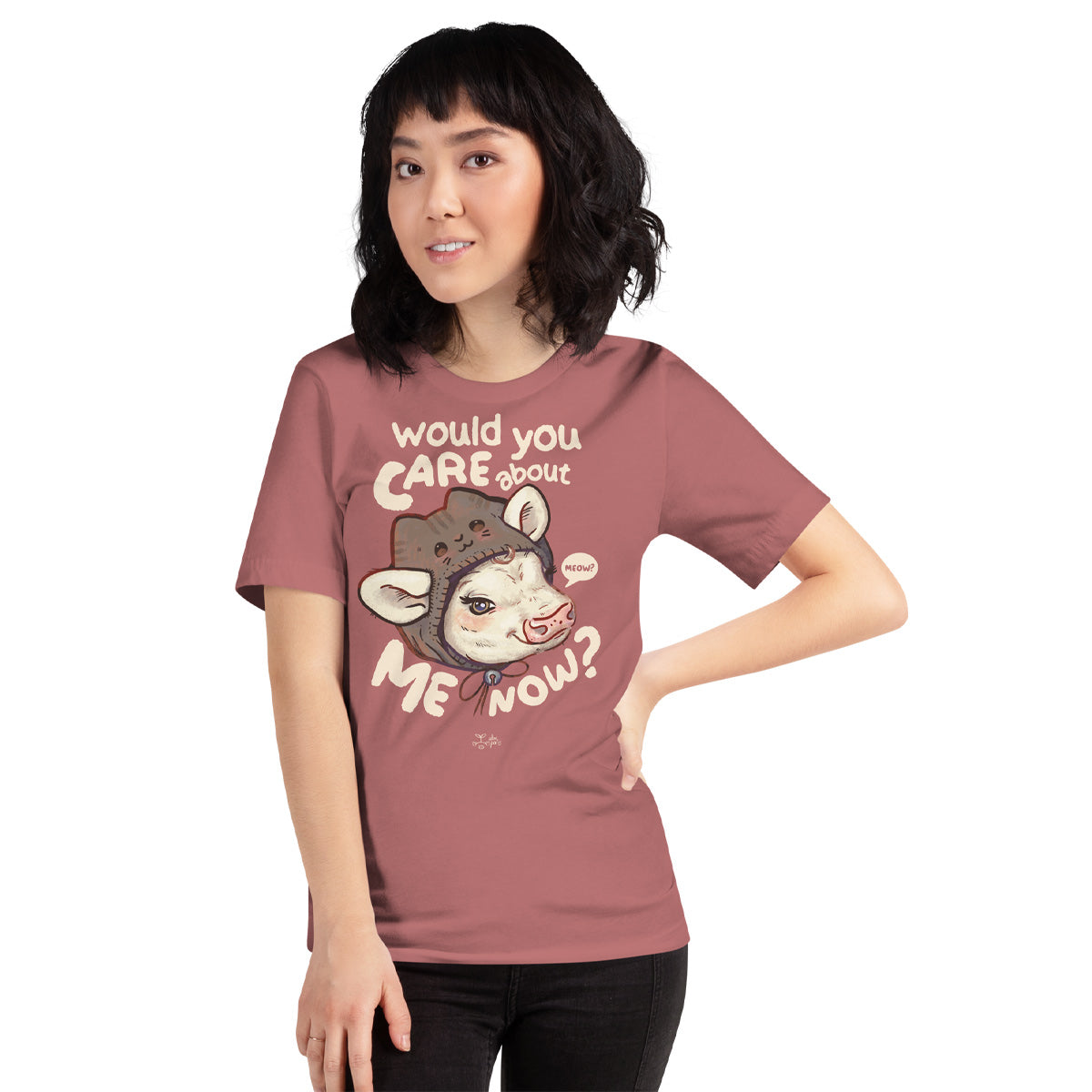 Would You Care About Me Now? Cow Unisex Tee