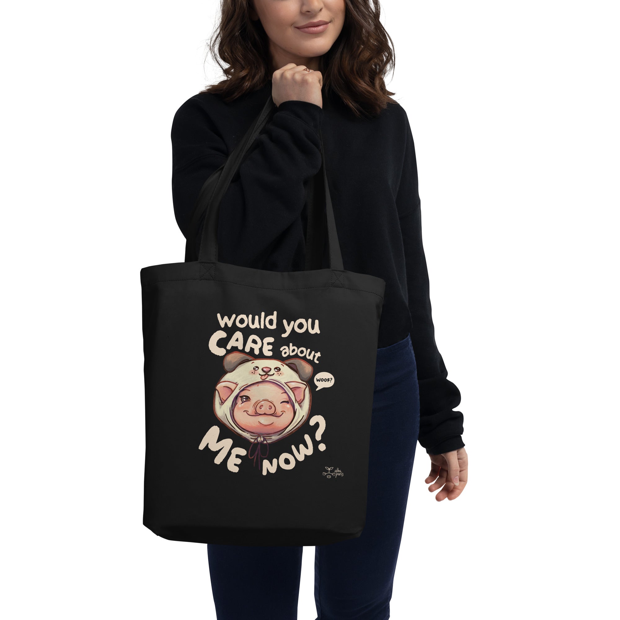 Would You Care About Me Now? Pig Organic Shopping Bags
