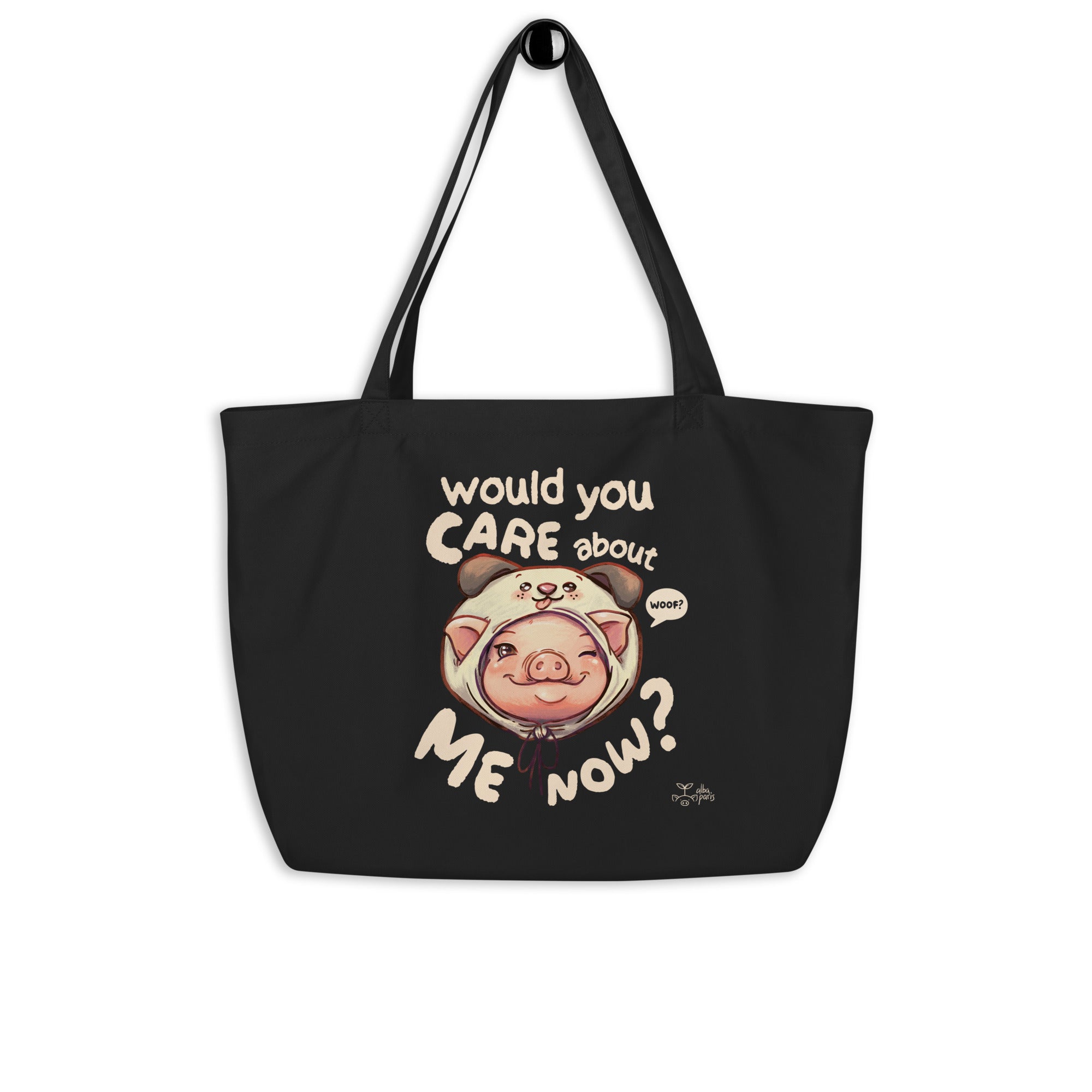 Would You Care About Me Now? Pig Organic Shopping Bags