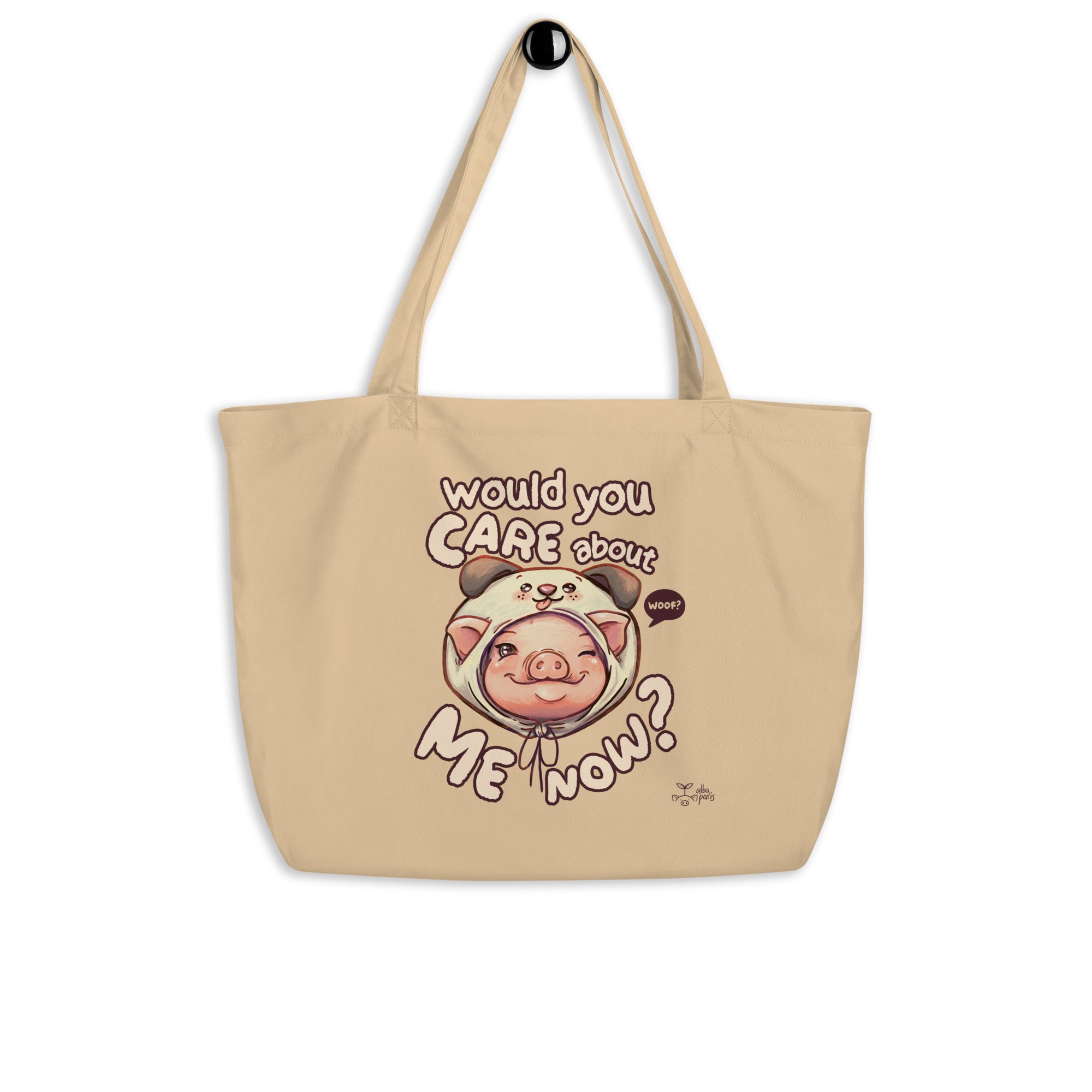 Would You Care About Me Now? Pig Organic Shopping Bags