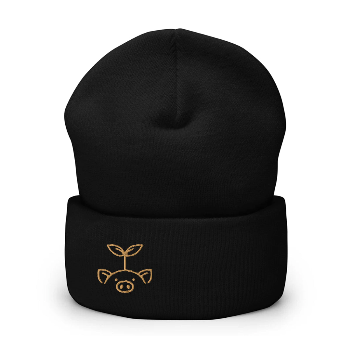 Plant Seeds Cuffed Beanie