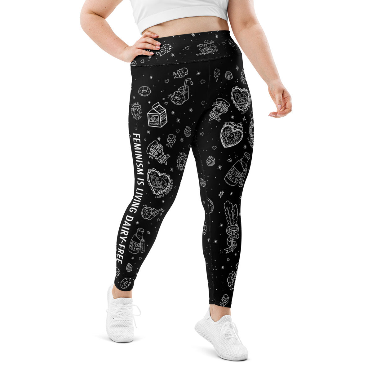 Feminism is Living Dairy-Free Women's Leggings