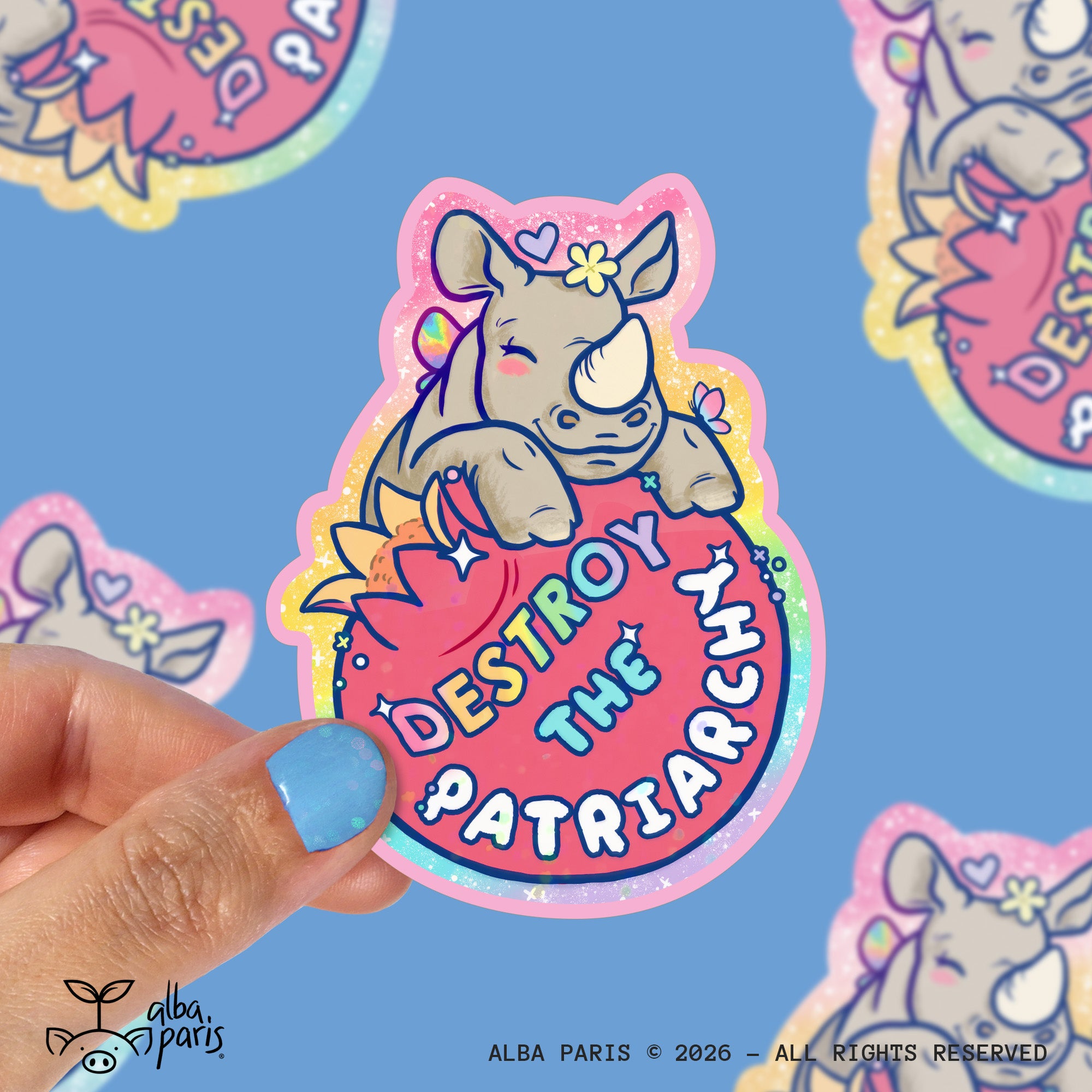 Destroy de Patriarchy Sticker