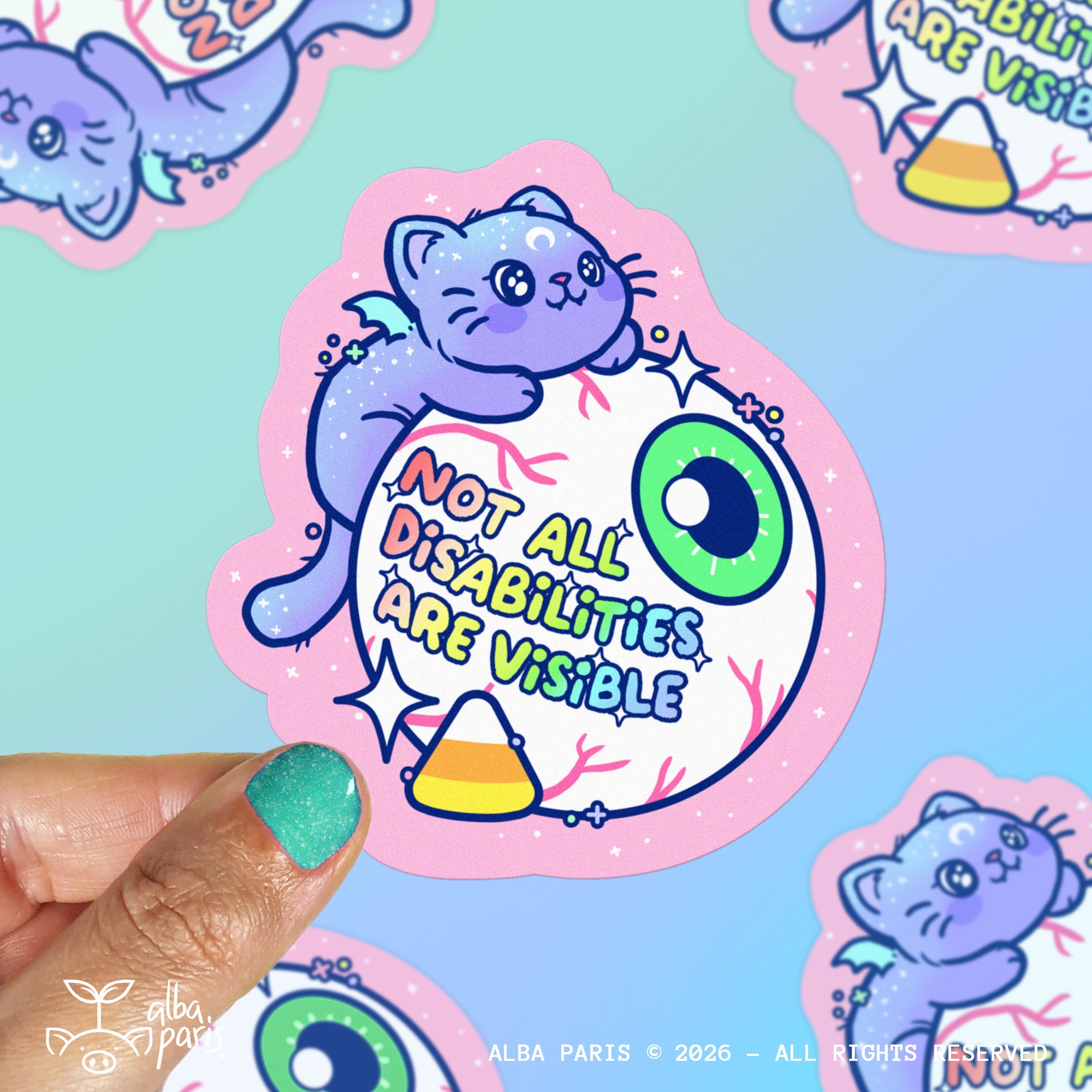 Not All Disabilities Are Visible Sticker