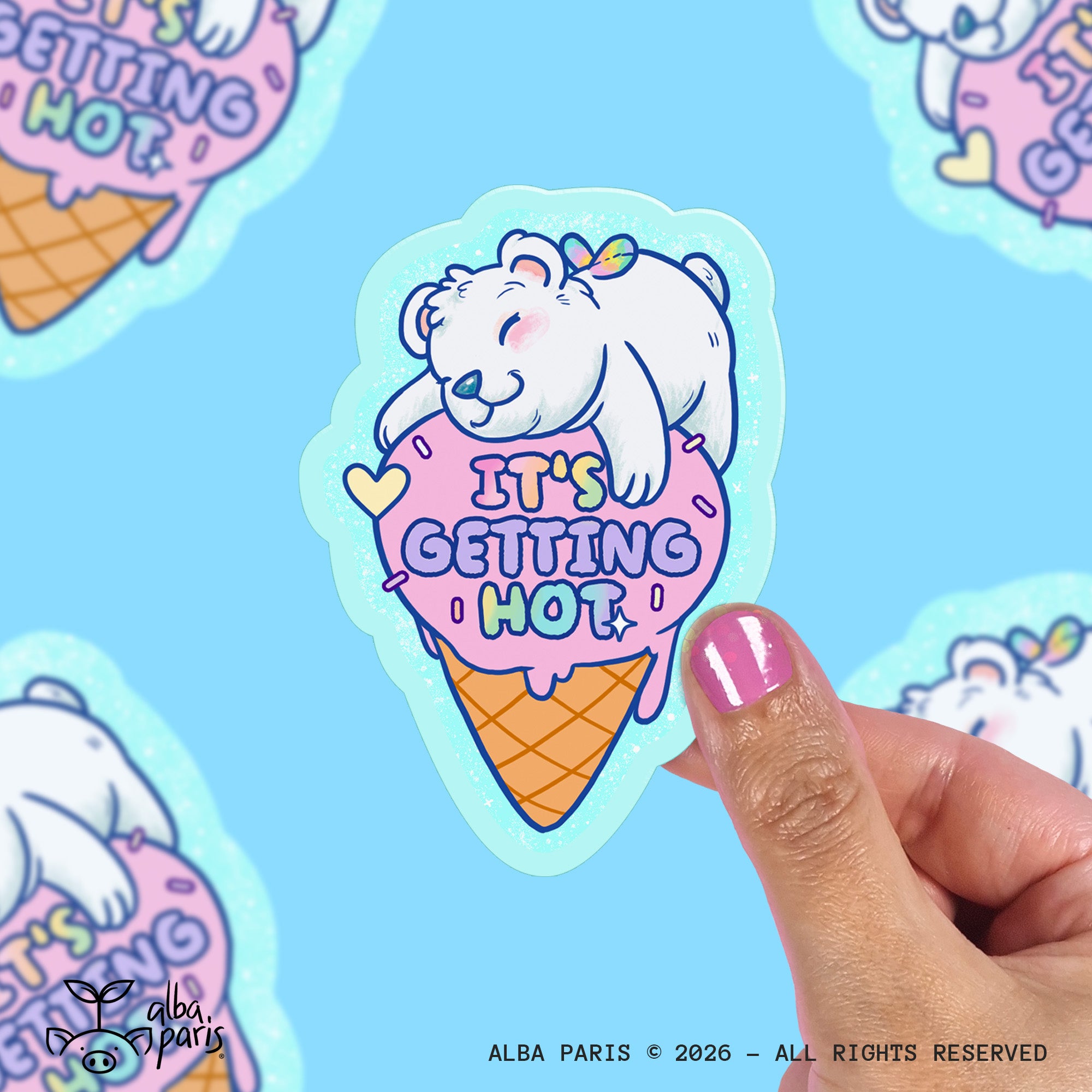 It's Getting Hot Sticker
