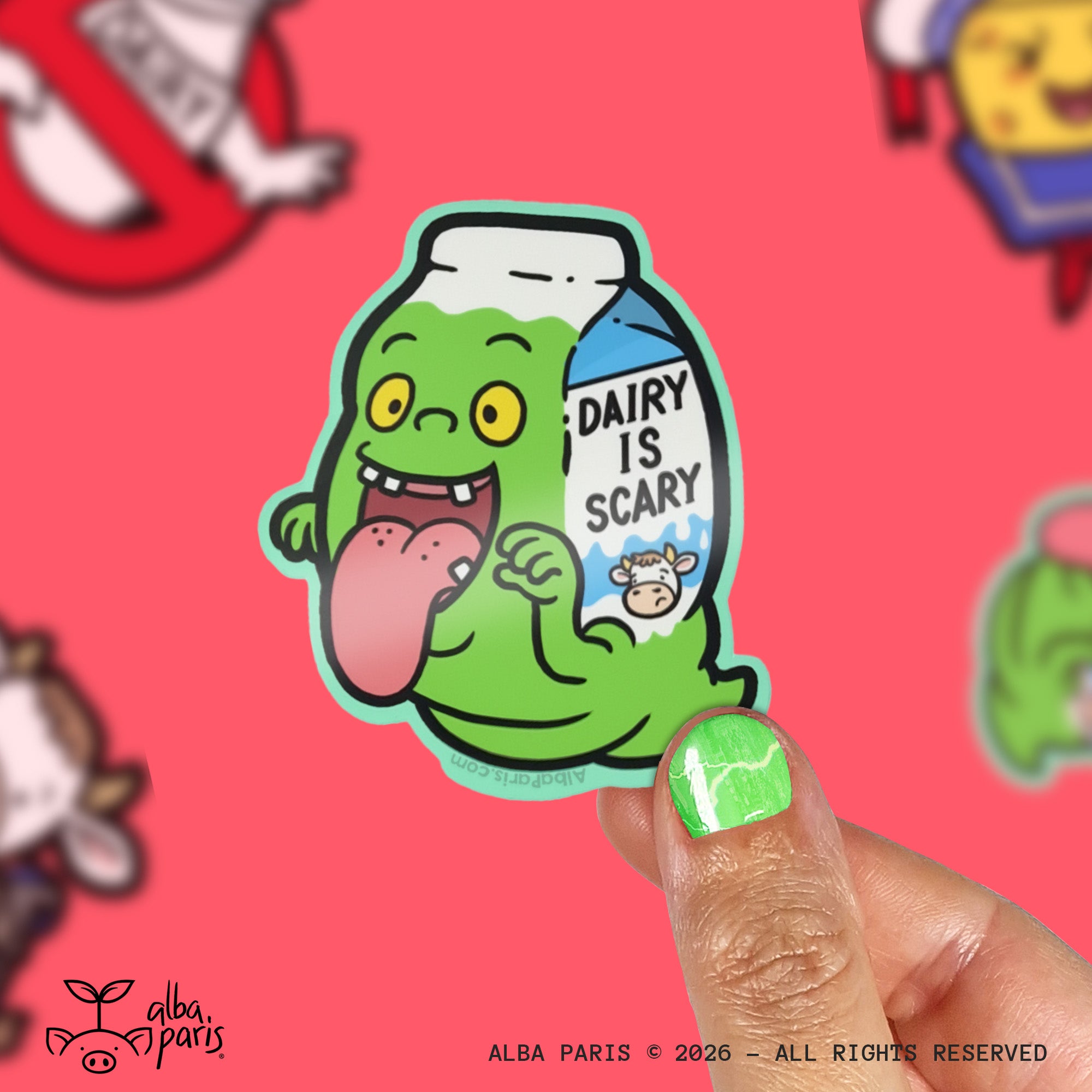 Dairy is Scary Milk-Busters Sticker