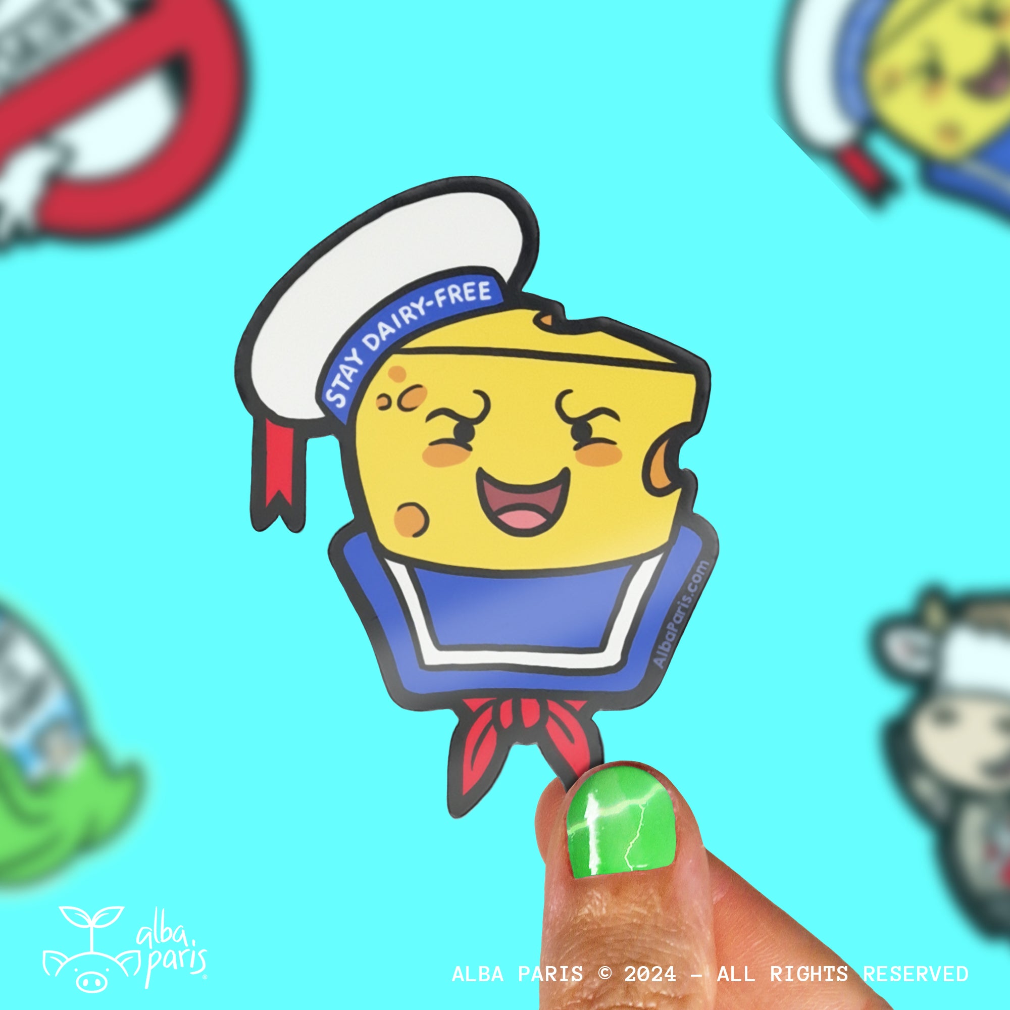 Stay Dairy-Free Milk-Busters Sticker