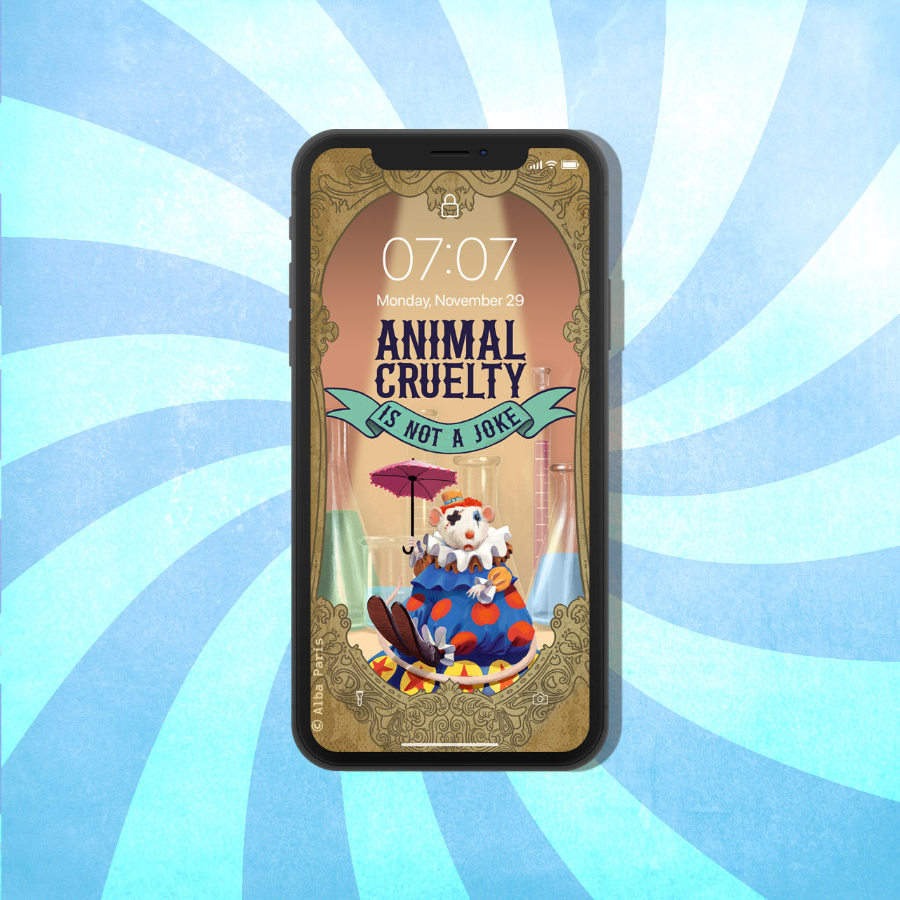 Animal Cruelty Is Not A Joke Digital Phone Wallpapers