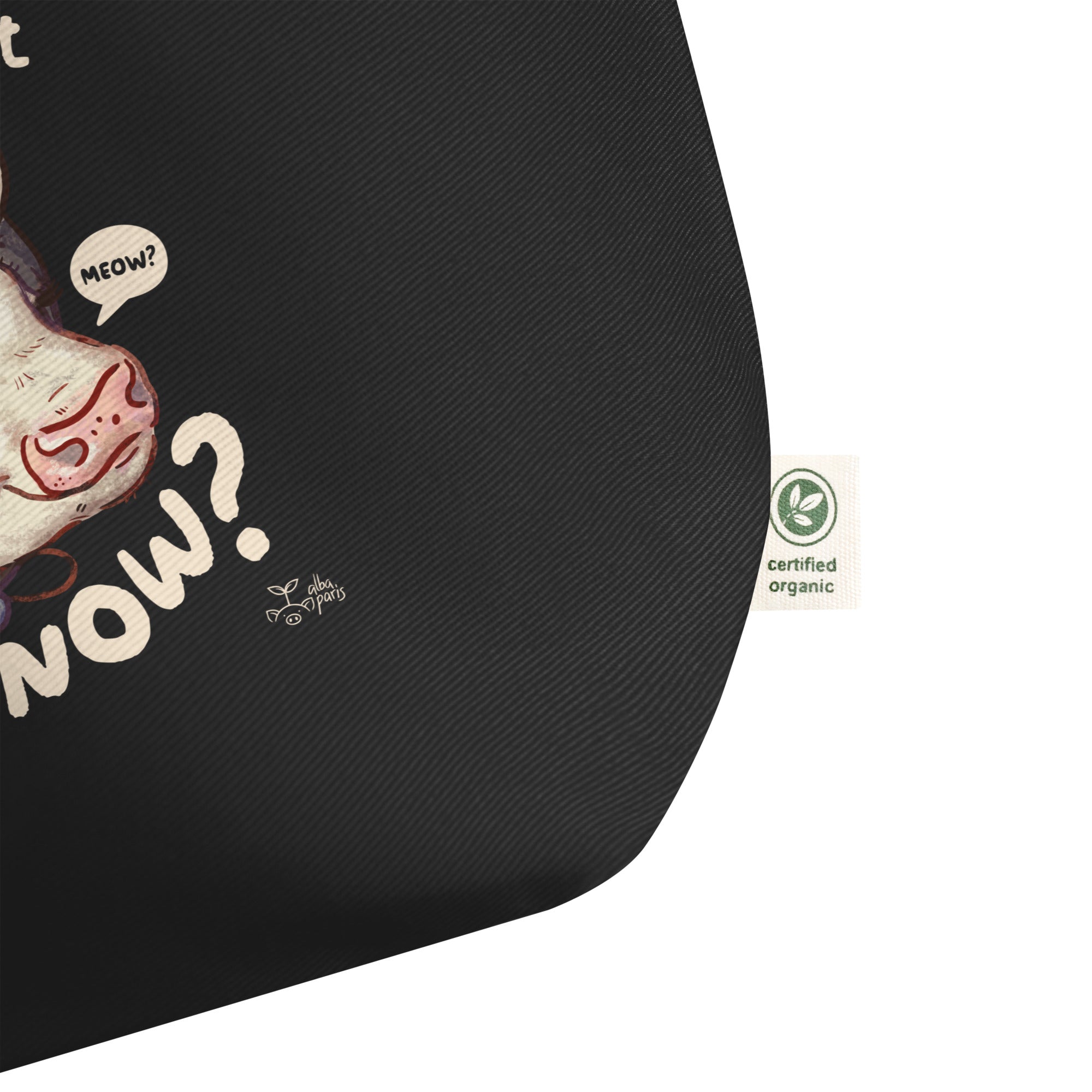Would You Care About Me Now? Cow Organic Shopping Bag