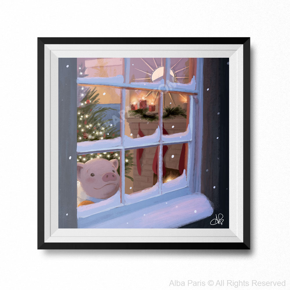 "I Wish I Was a Dog, So I Could Be Warm Instead Of Cold" Art Print