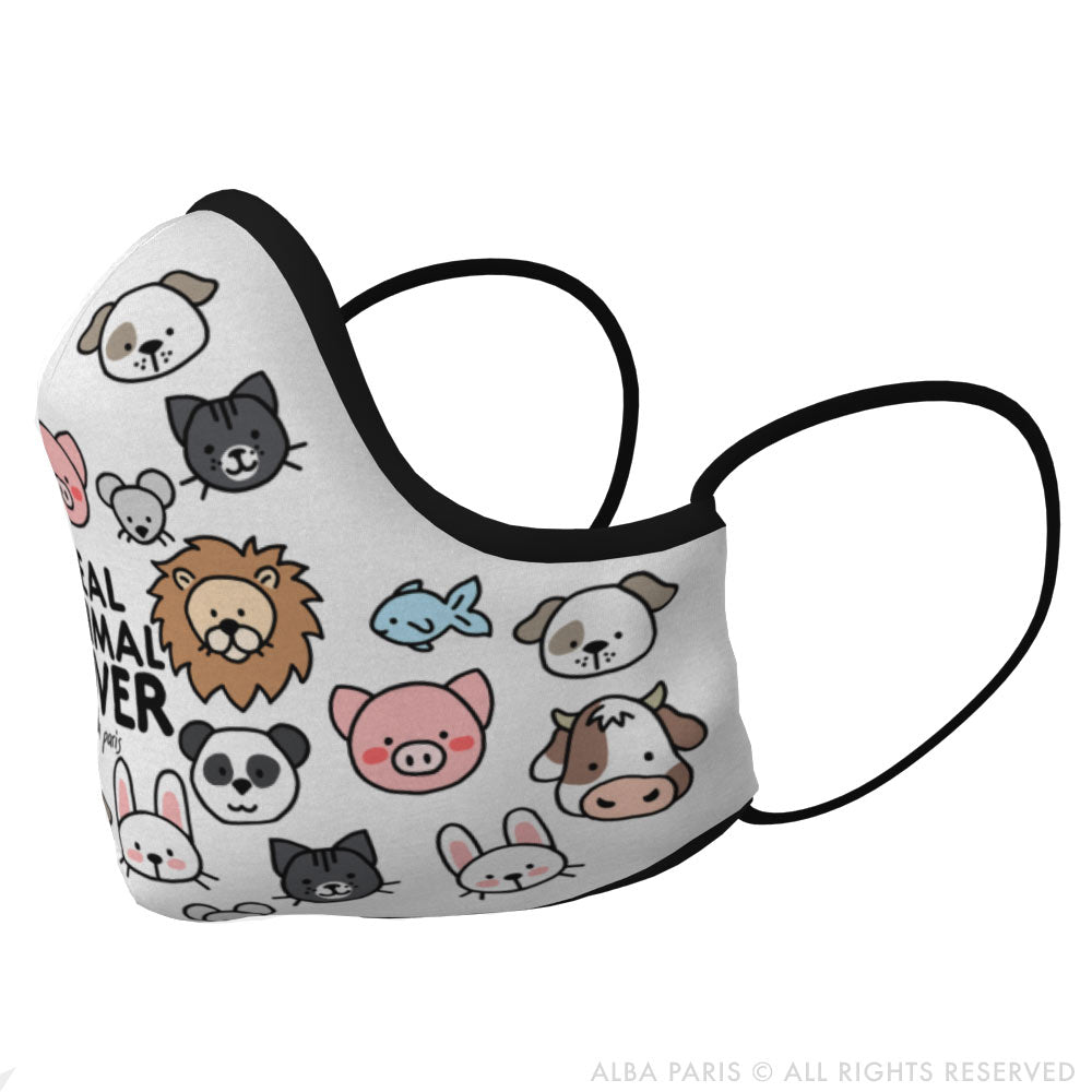 Real Animal Lover Face Covering With Filter Pocket