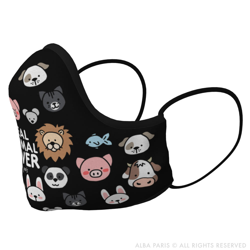 Real Animal Lover Face Covering With Filter Pocket