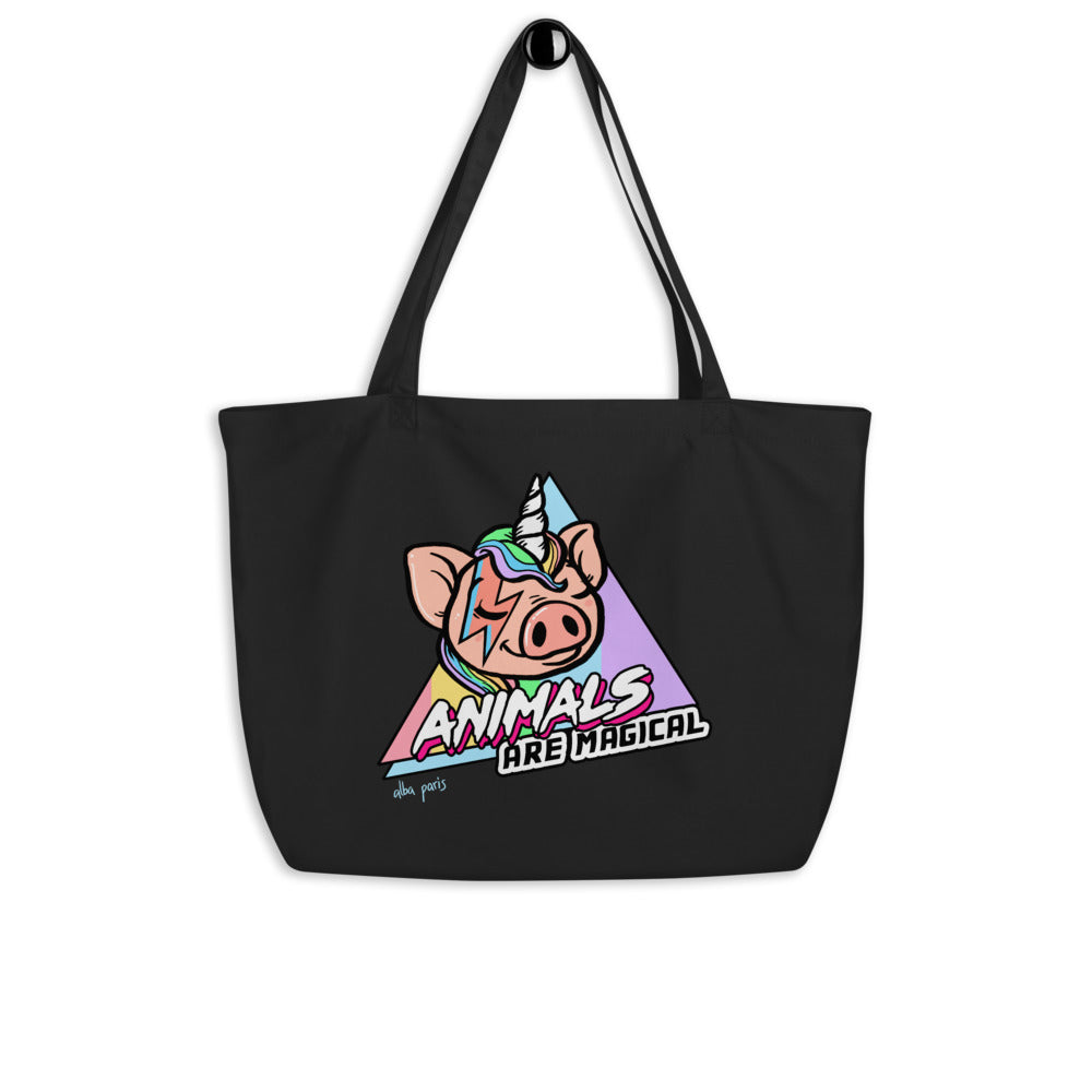 Animals Are Magical Organic Shopping Bag