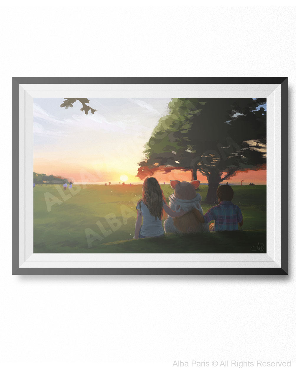 "I Wish I Was a Dog, So That I Could See The Sun" Art Print