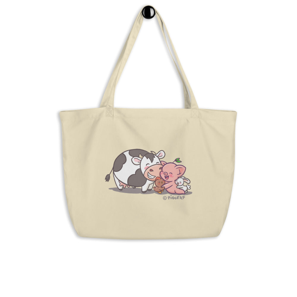 PIGLEAF Love Wins Organic Shopping Bag