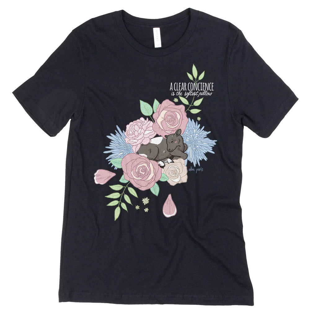 A Clear Conscience Cow Unisex Tee