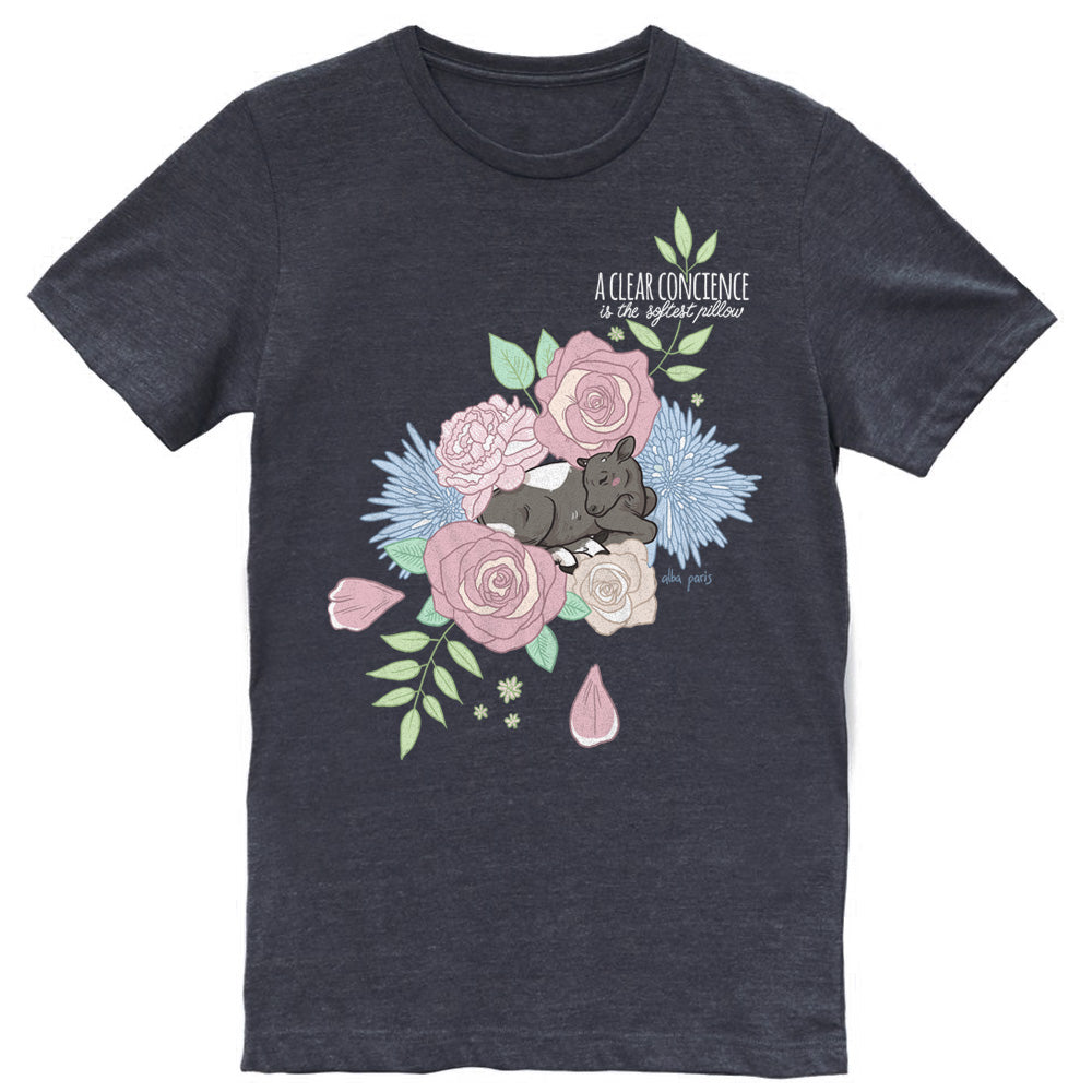 A Clear Conscience Cow Unisex Tee