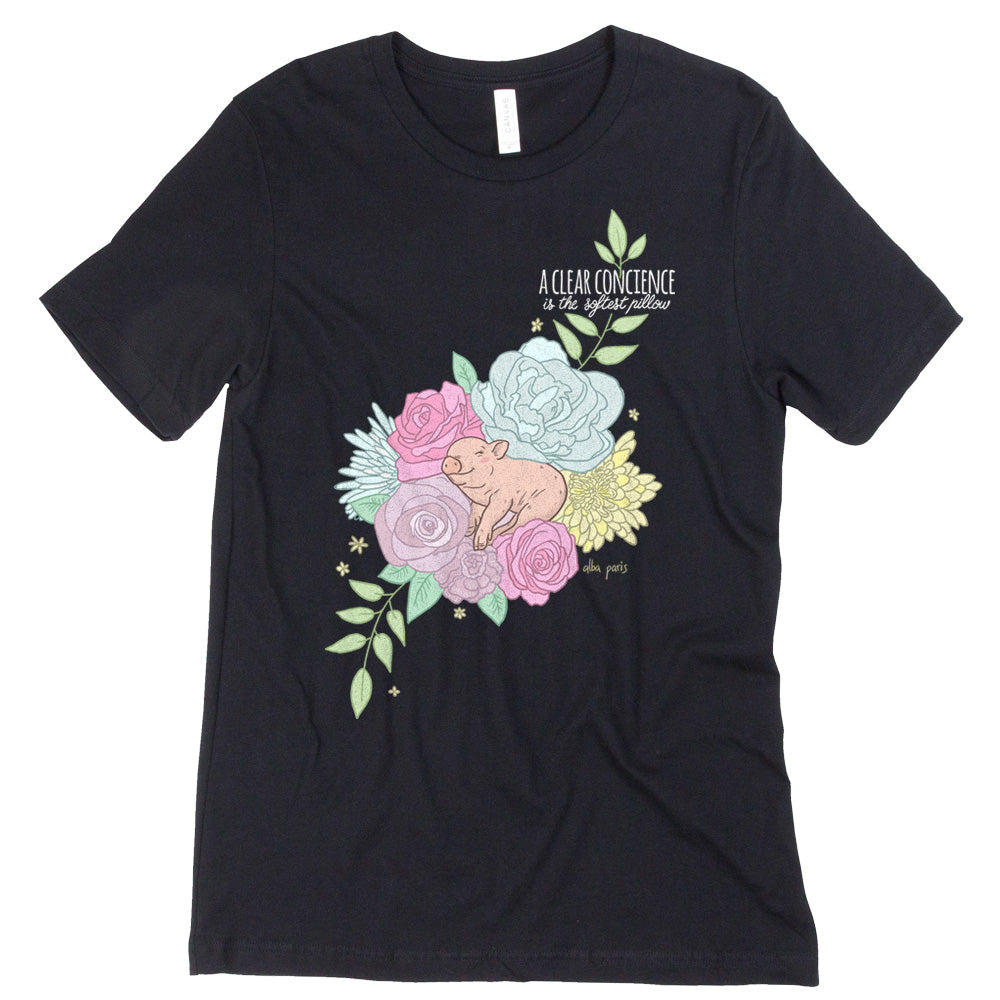 A Clear Conscience (Pig) Unisex Tee