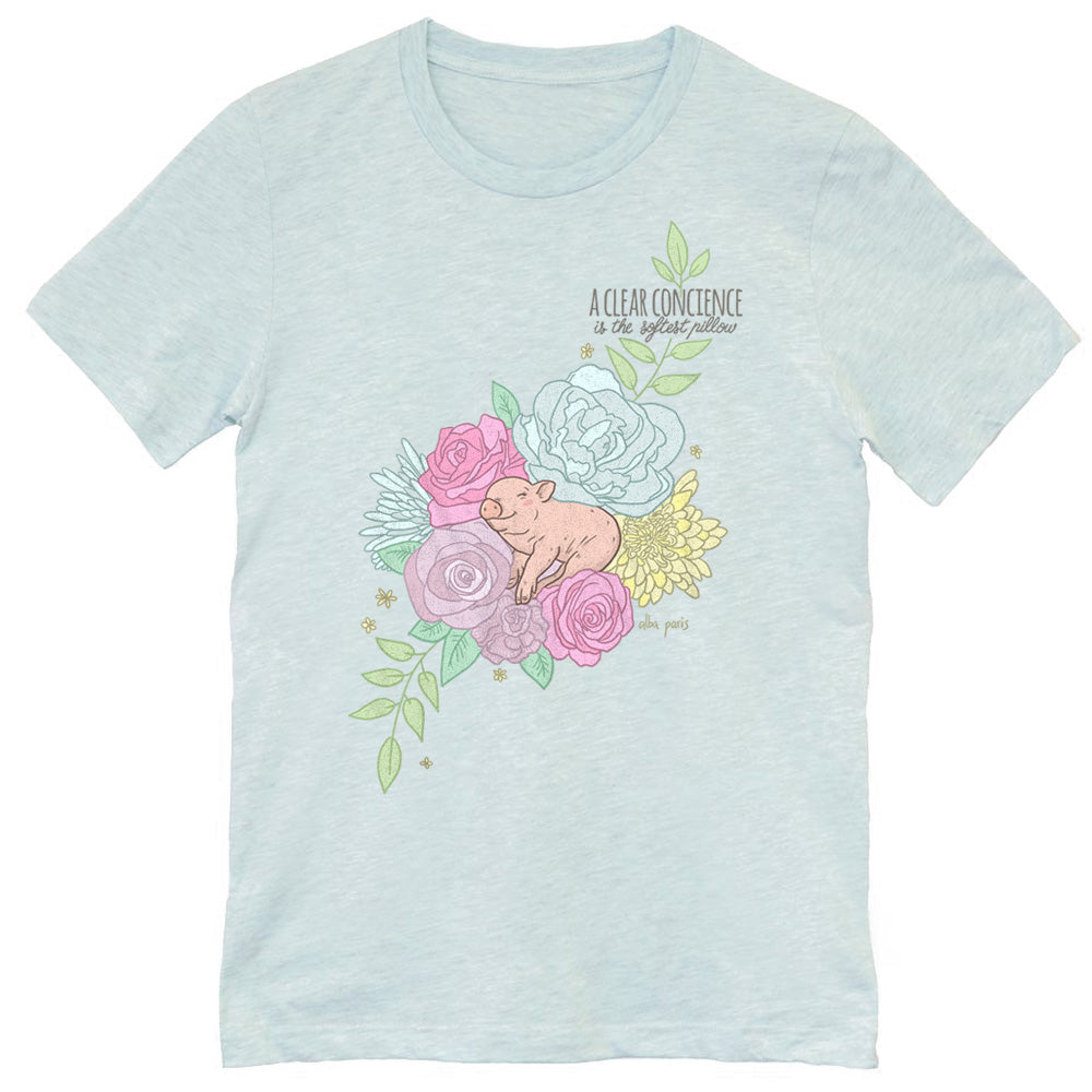 A Clear Conscience (Pig) Unisex Tee