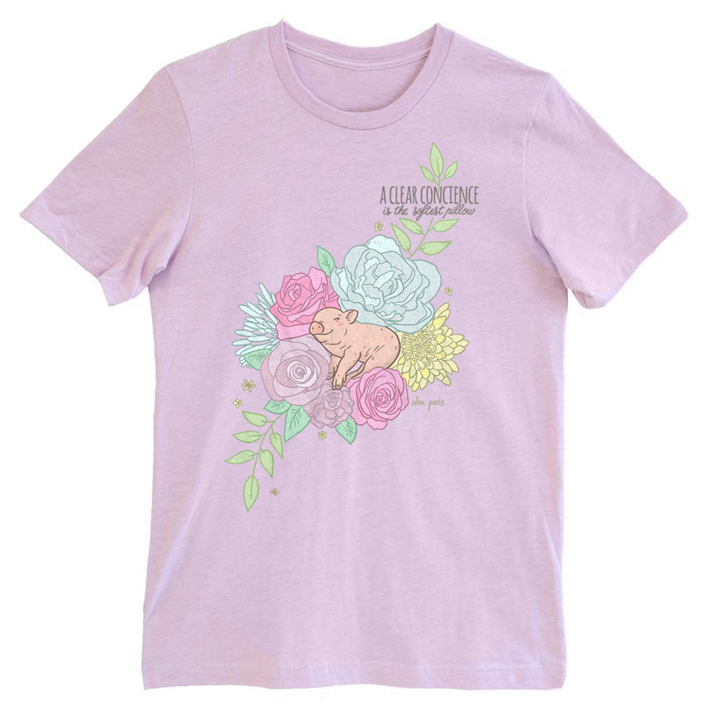 A Clear Conscience (Pig) Unisex Tee