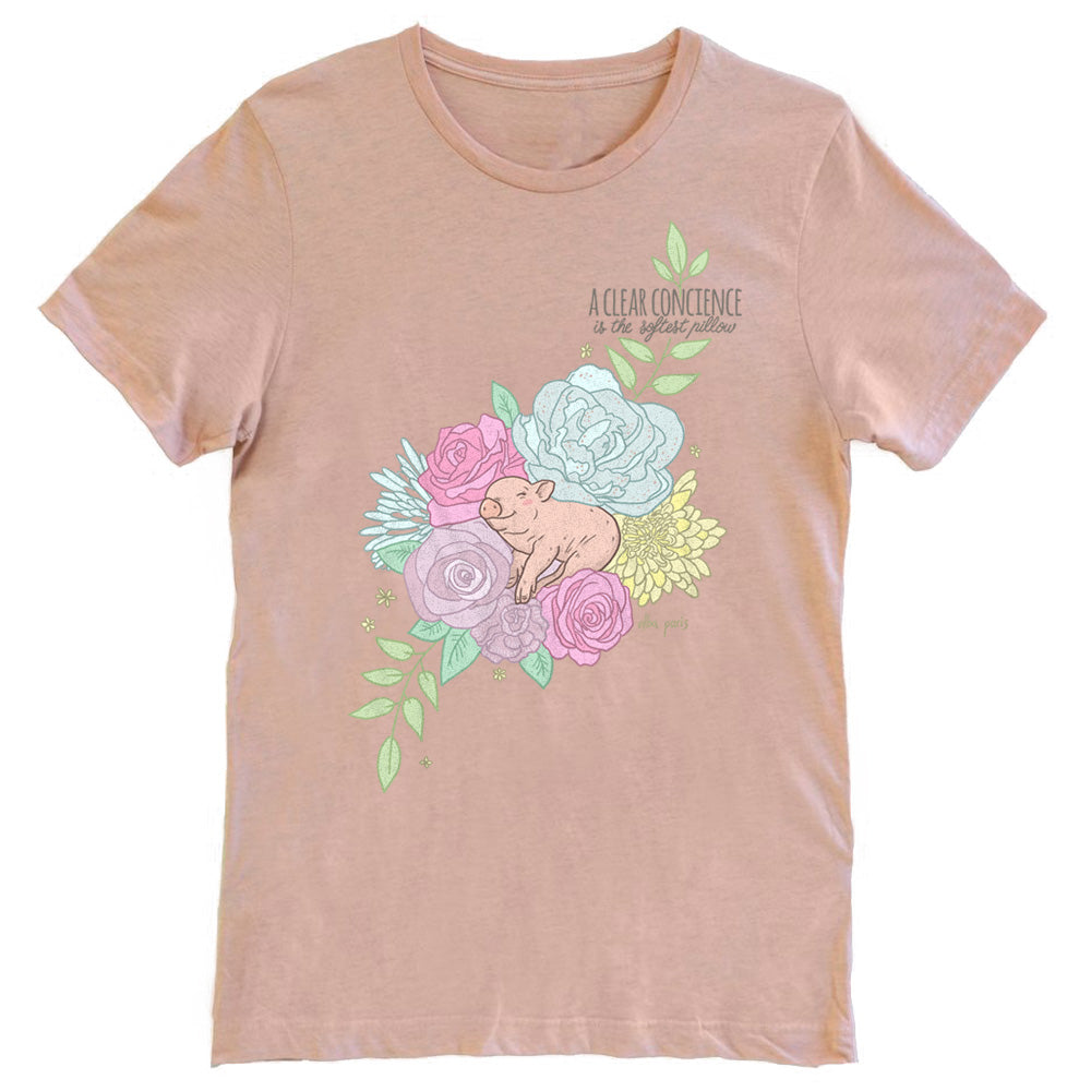 A Clear Conscience (Pig) Unisex Tee