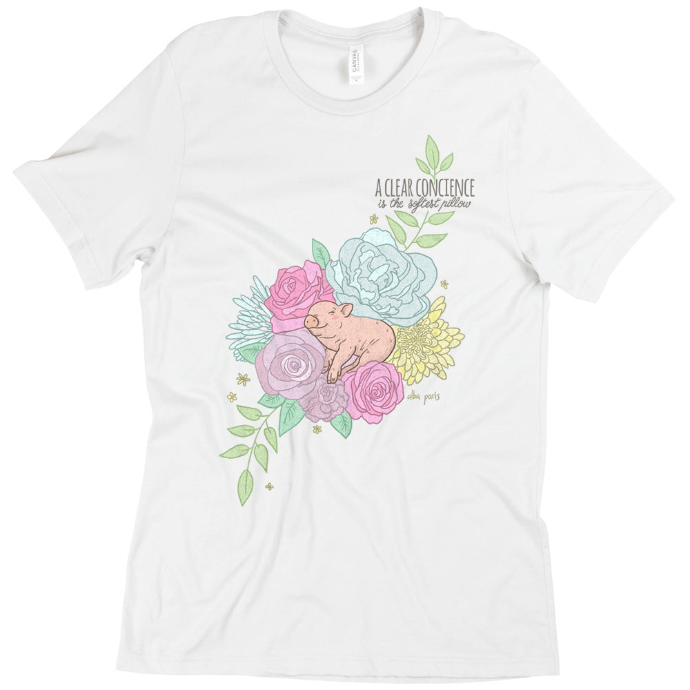 A Clear Conscience (Pig) Unisex Tee