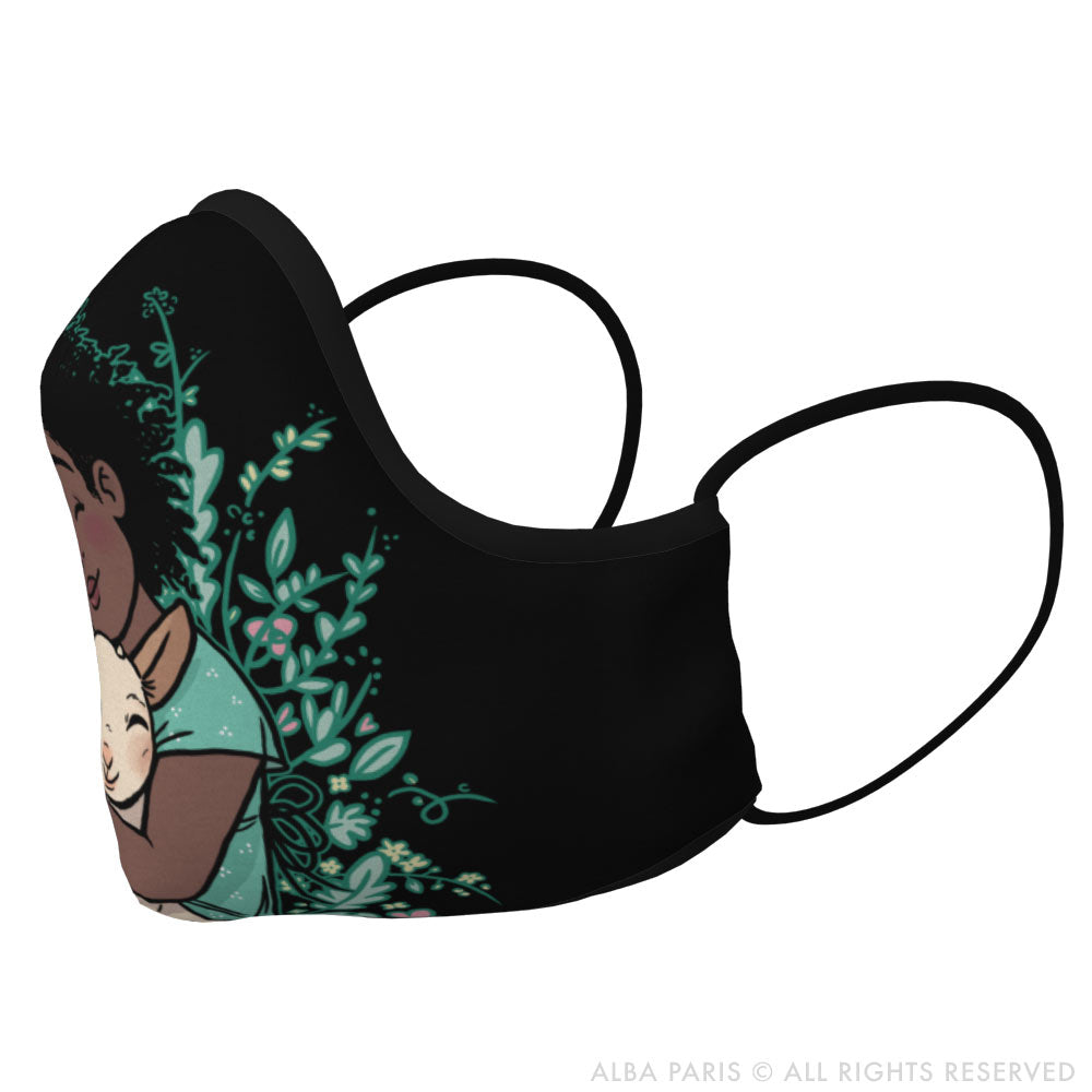 Love All Beings Face Covering With Filter Pocket