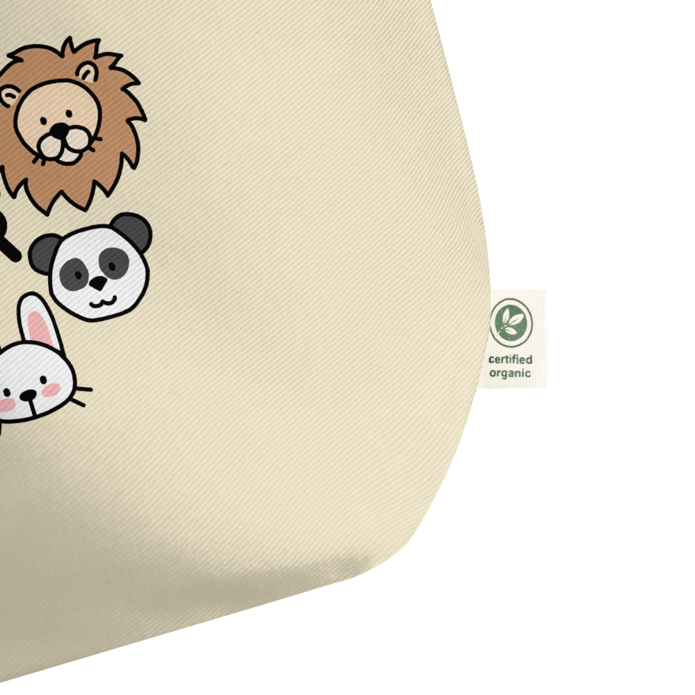 Real Animal Lover Organic Shopping Bag