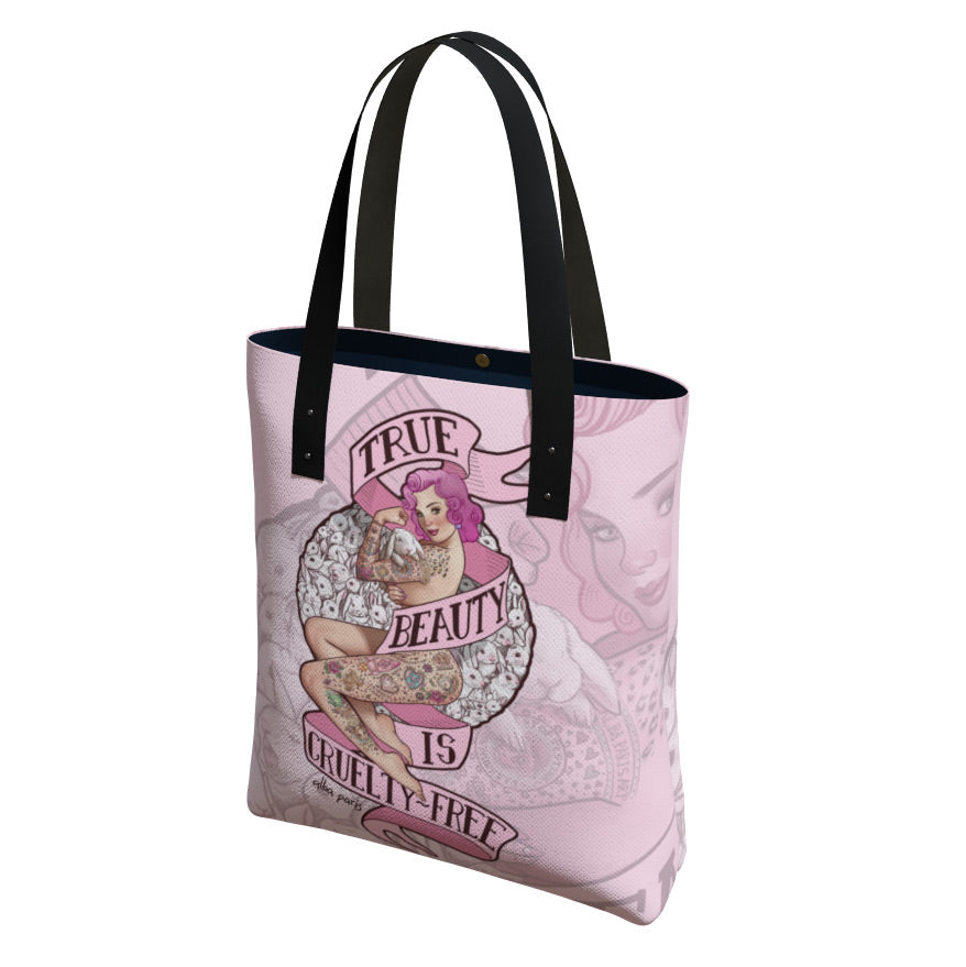 True Beauty is Cruelty-Free Premium Tote Bag