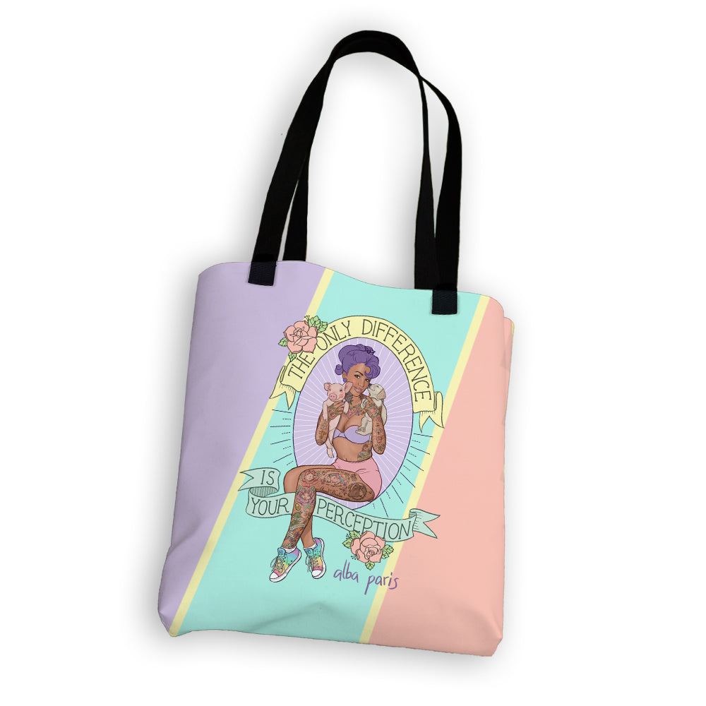 Pinup Perception Tote Bag