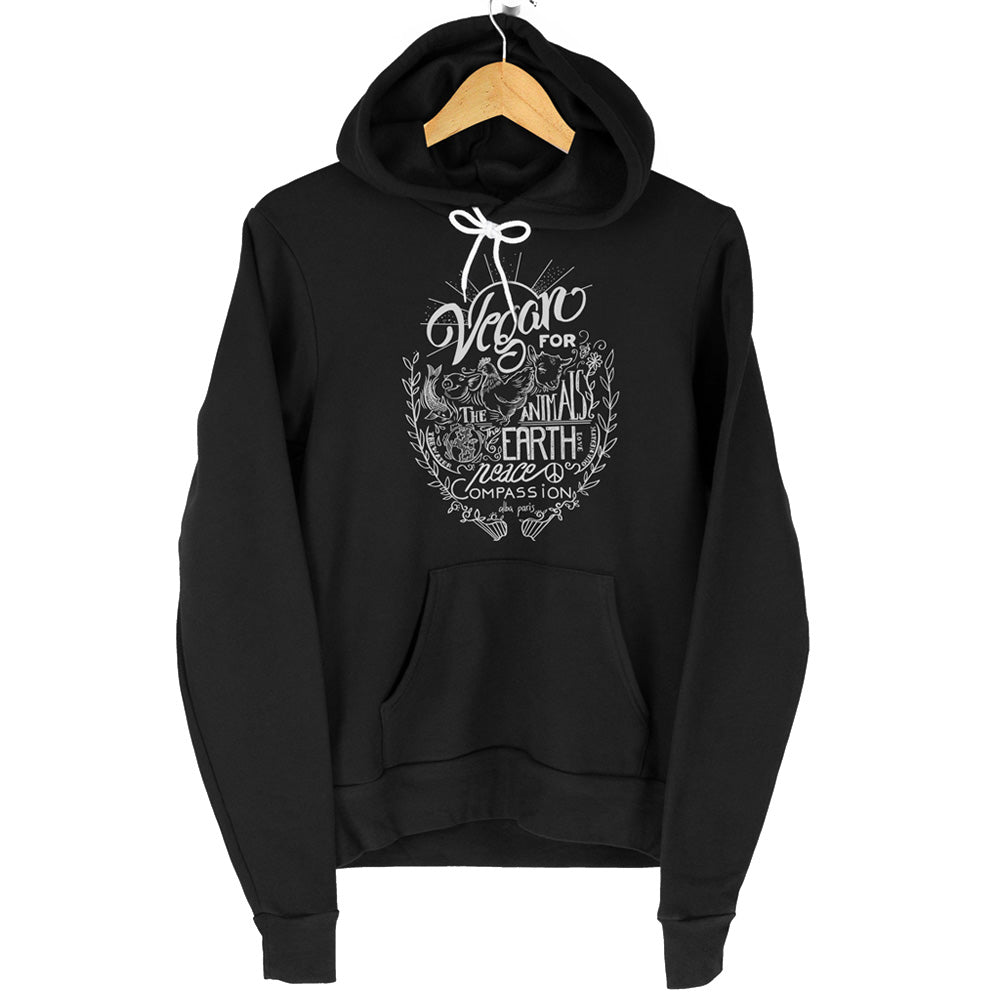 Vegan For Everything Unisex Pullover Hoodie