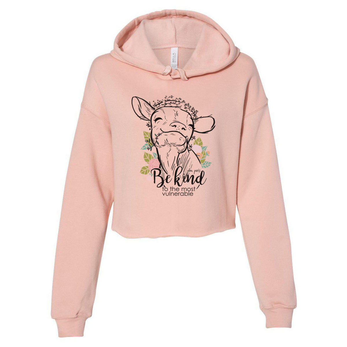 Be Kind Crop Hoodie