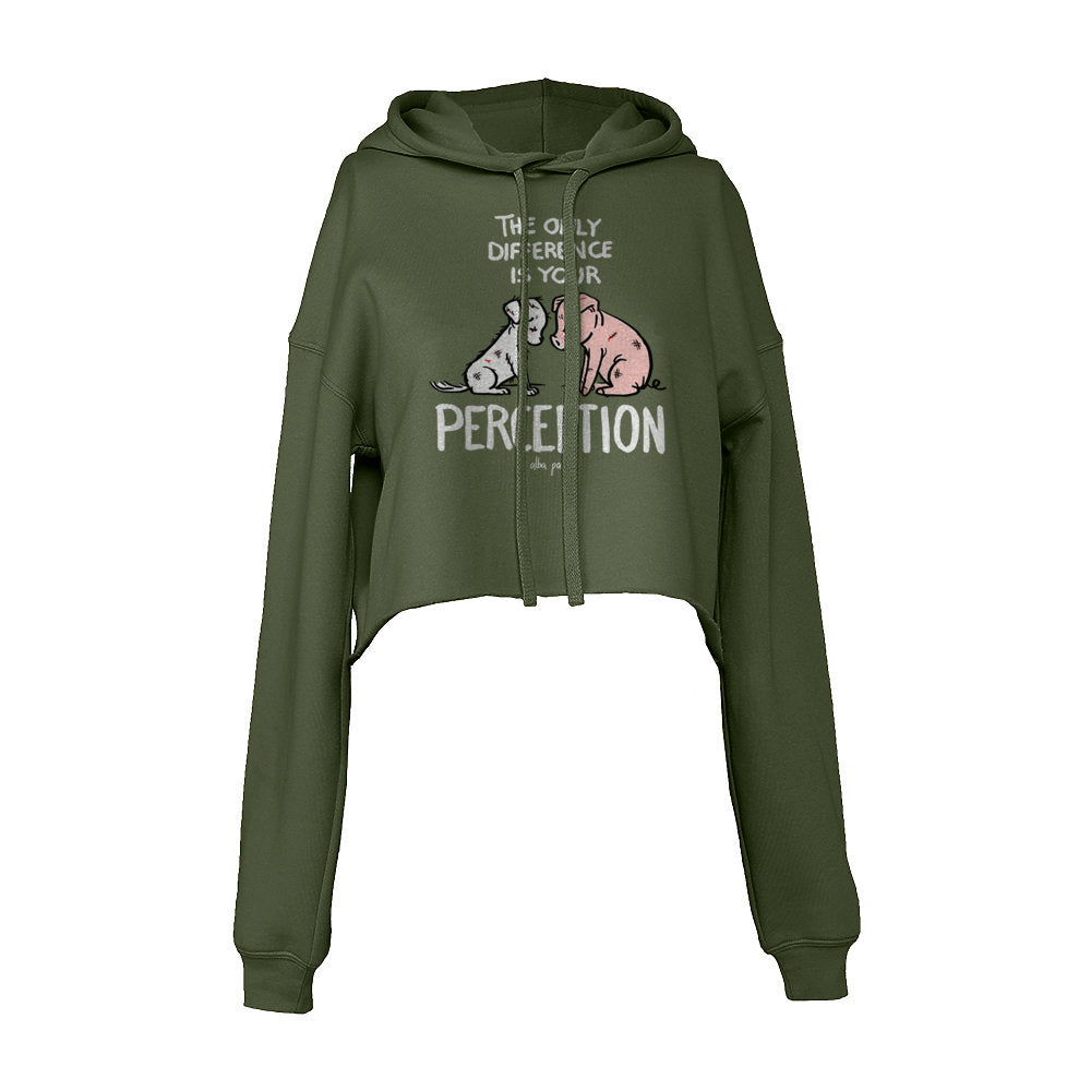 Perception Crop Hoodie