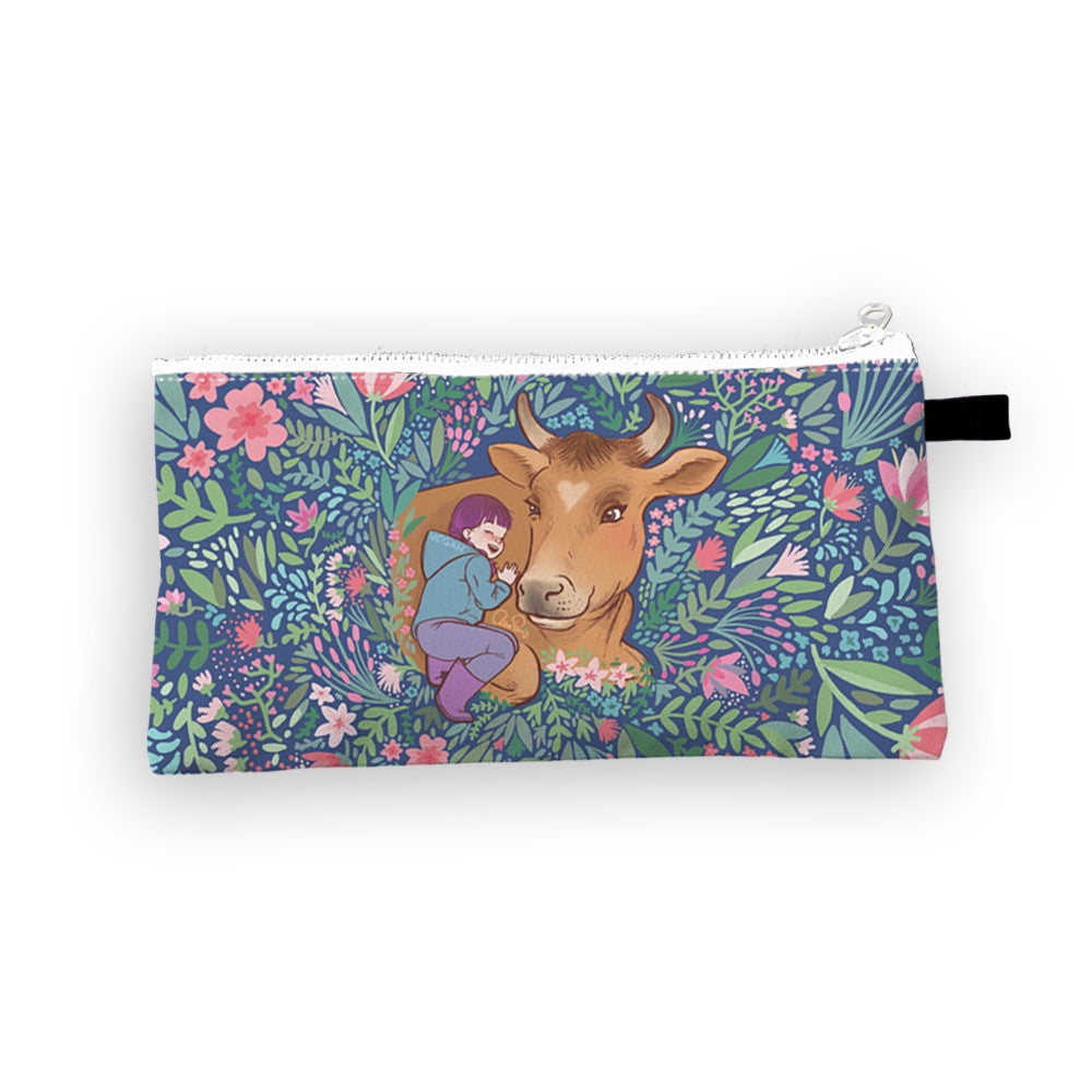 Friends Not Food Cosmetic Bag