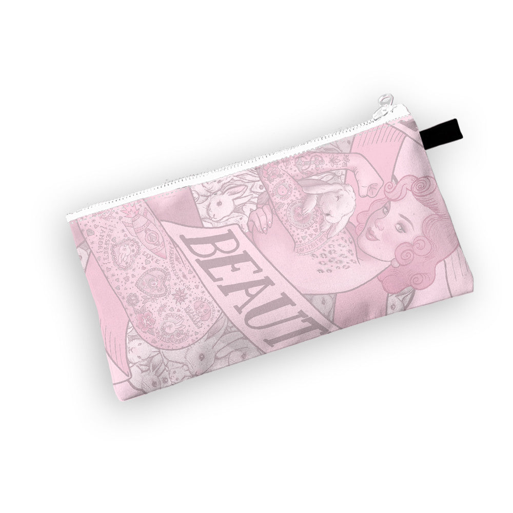 True Beauty is Cruelty-Free Cosmetic Bag