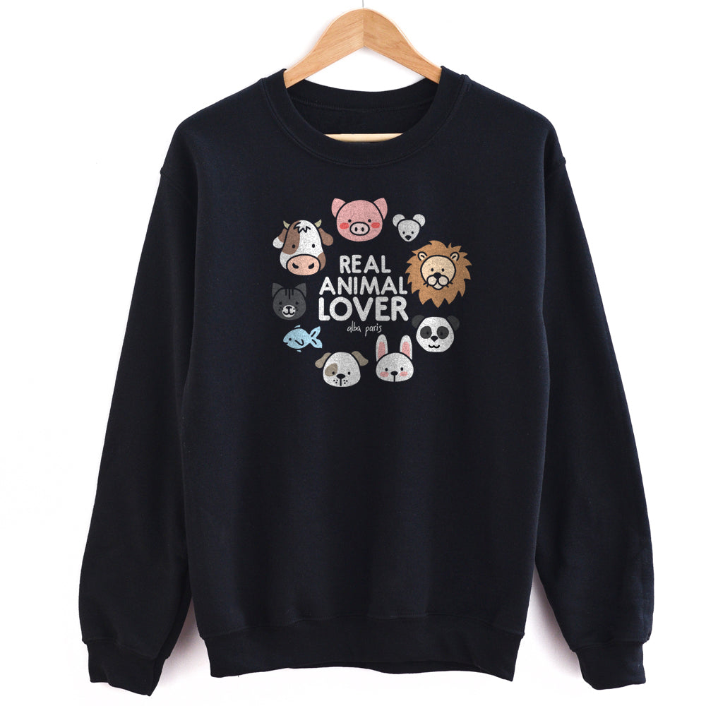 Real Animal Lover Unisex Sweatshirt