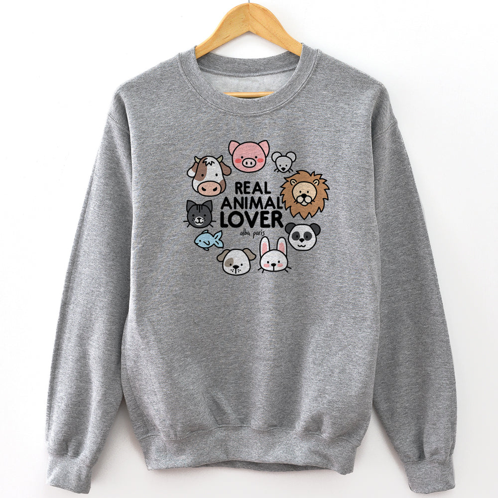 Real Animal Lover Unisex Sweatshirt