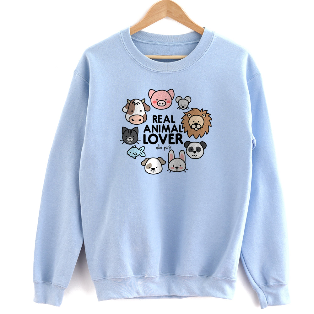 Real Animal Lover Unisex Sweatshirt