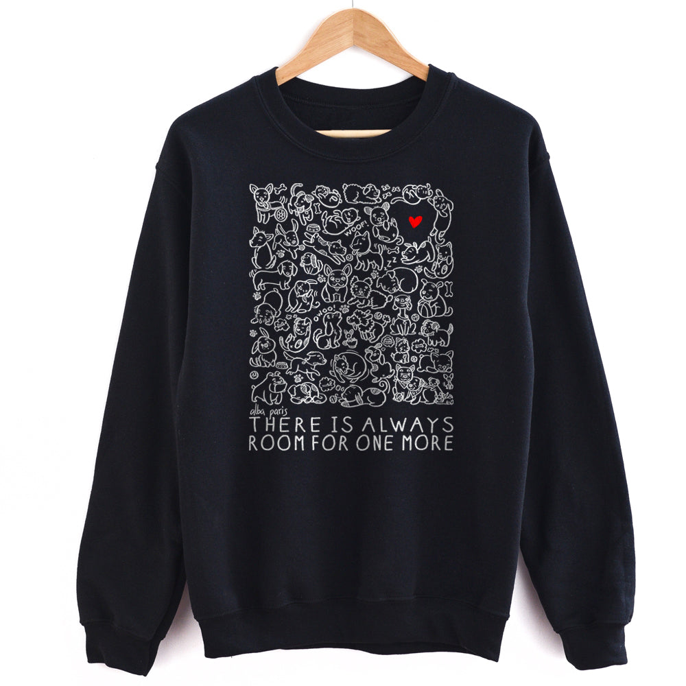 Room For One More (Dogs) Unisex Sweatshirt