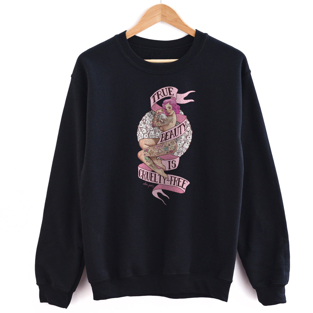 True Beauty Is Cruelty-Free Unisex Sweatshirt