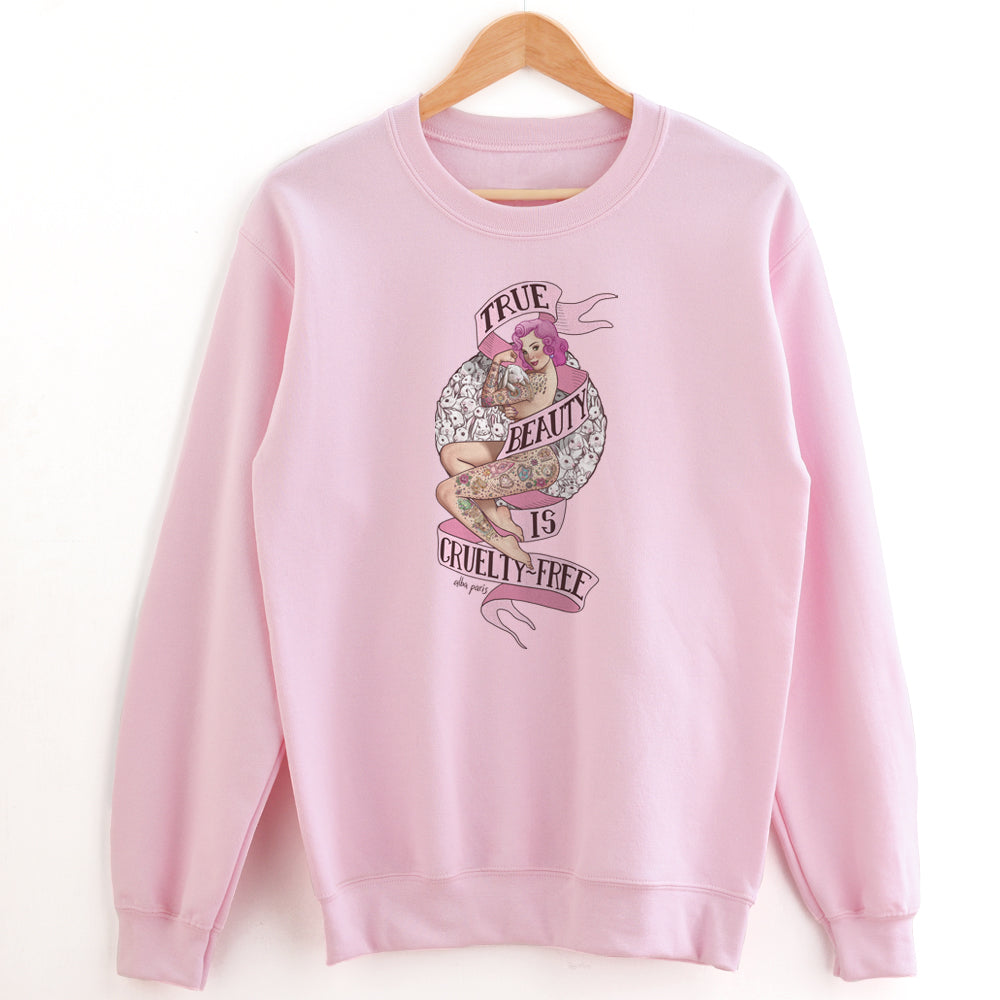 True Beauty Is Cruelty-Free Unisex Sweatshirt