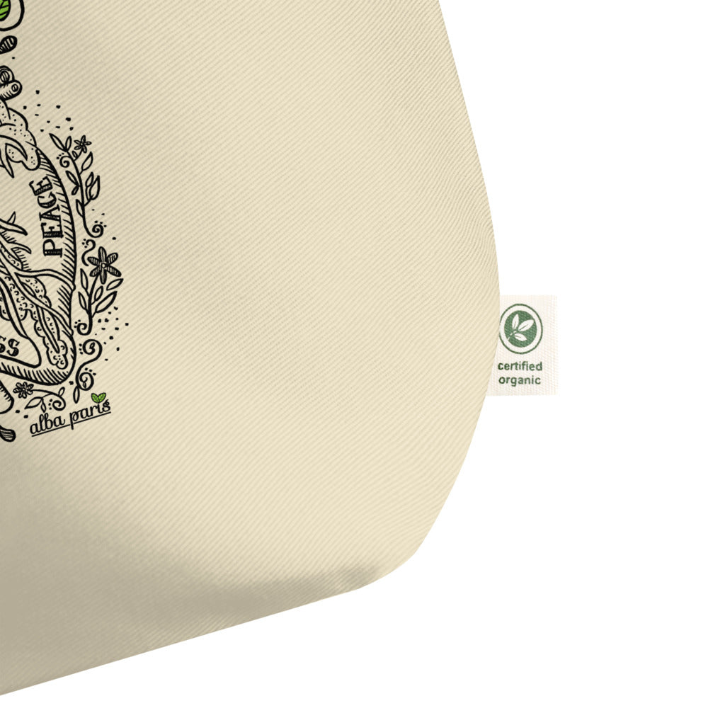 Kind Heart Organic Shopping Bag