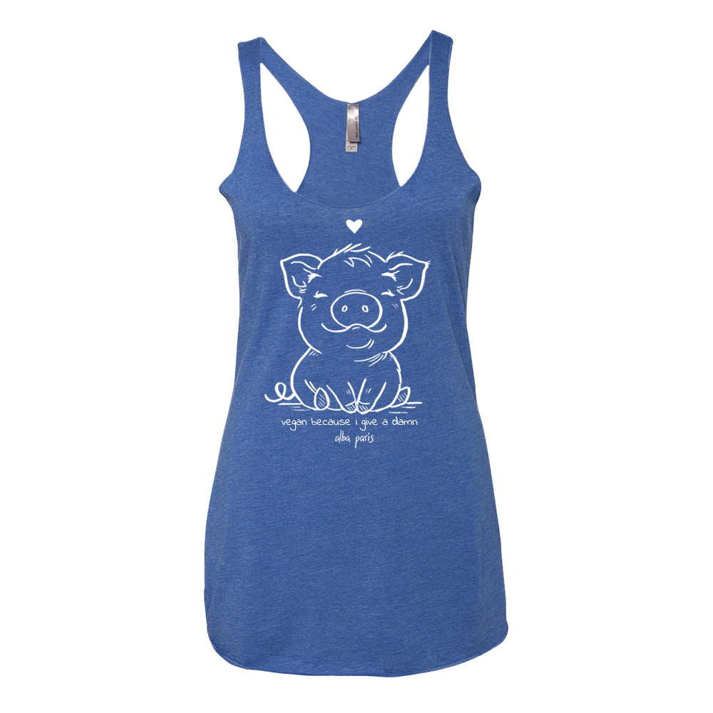 Vegan Because I Give A Damn Tank Top
