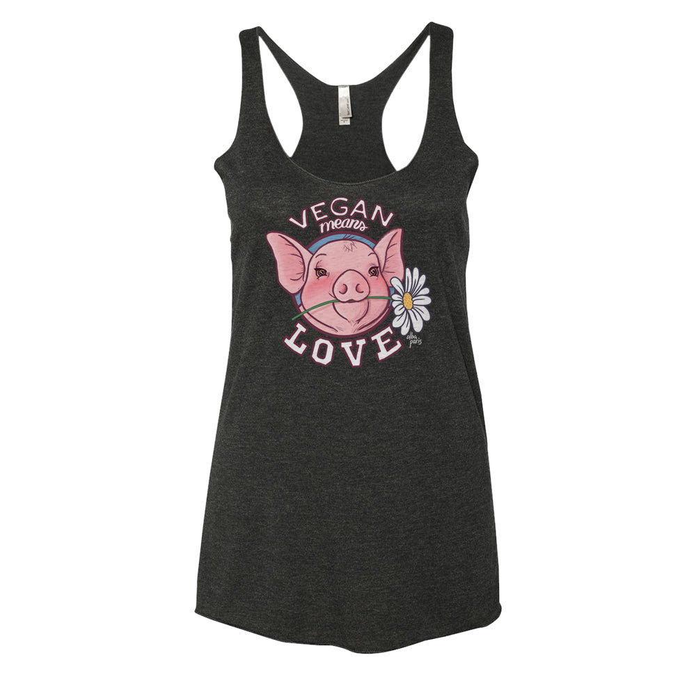 Vegan Means Love Tank Top
