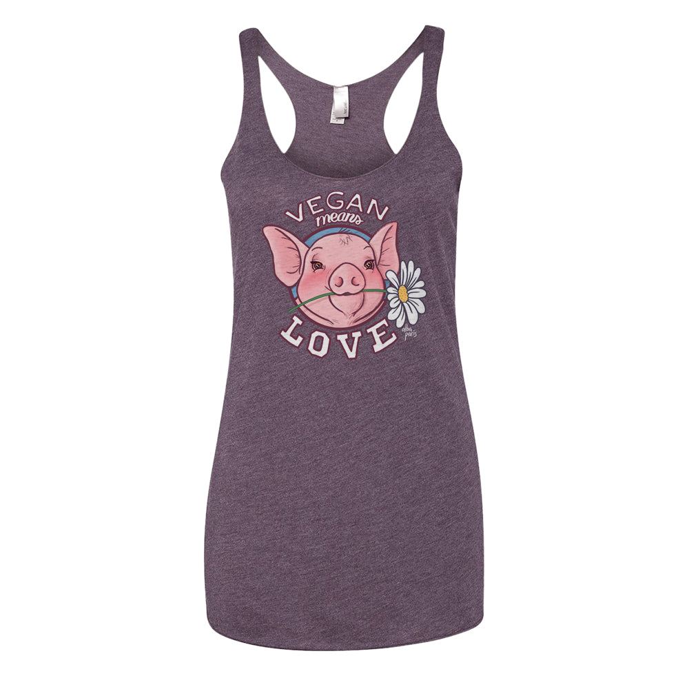 Vegan Means Love Tank Top