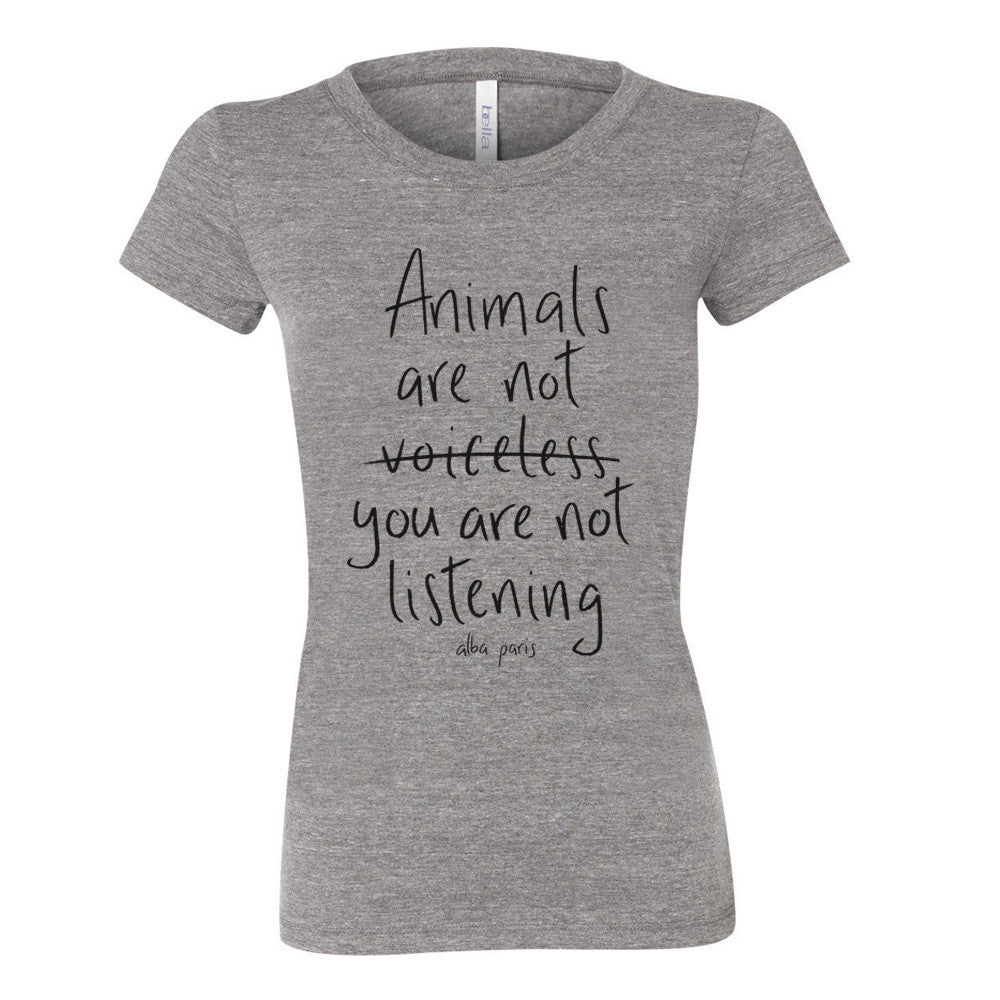 Not Voiceless Fitted Tee