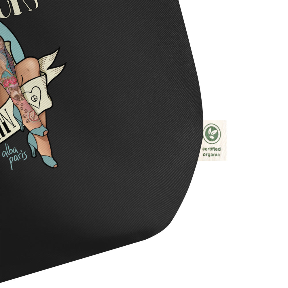 F*ck Fur Organic Shopping Bag