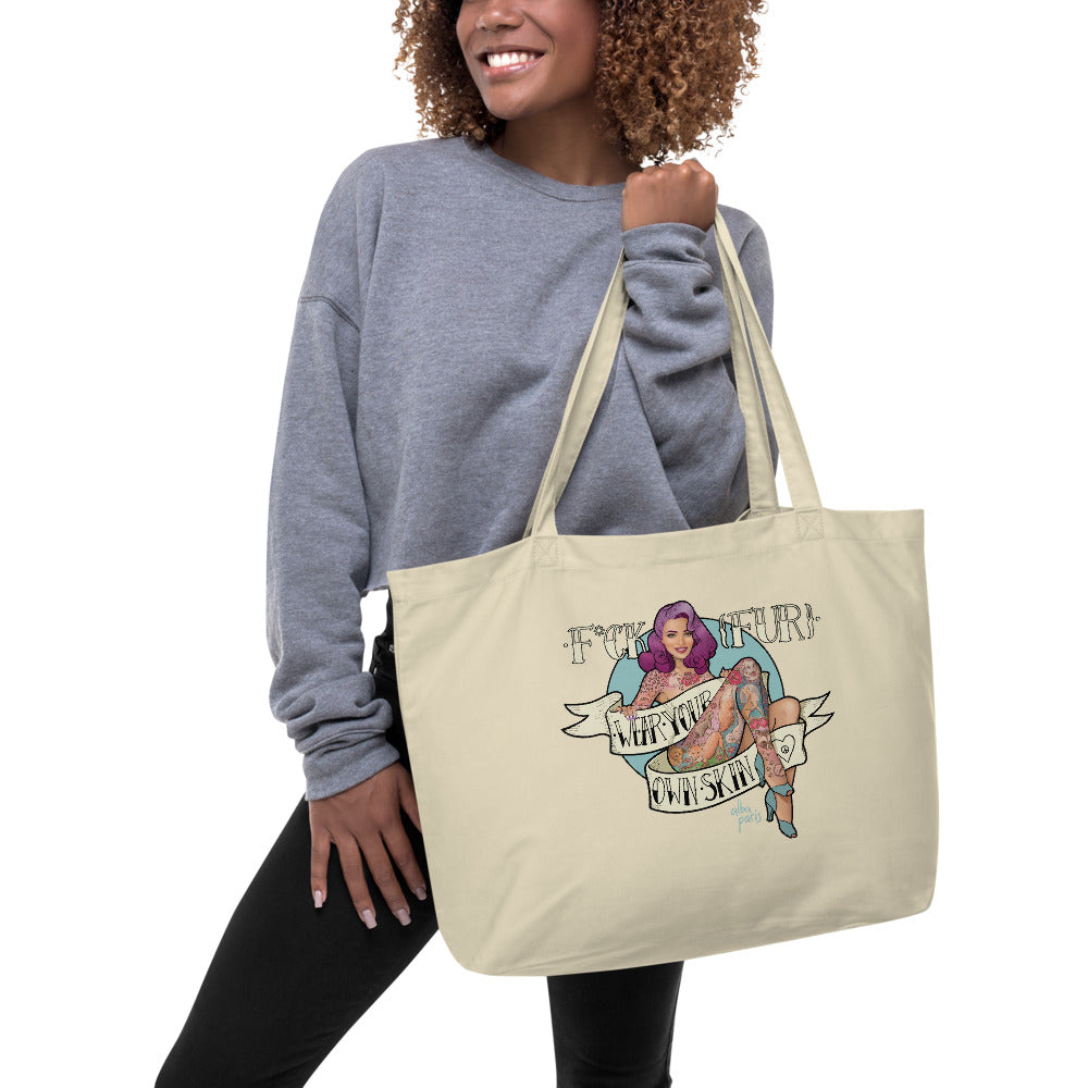 F*ck Fur Organic Shopping Bag