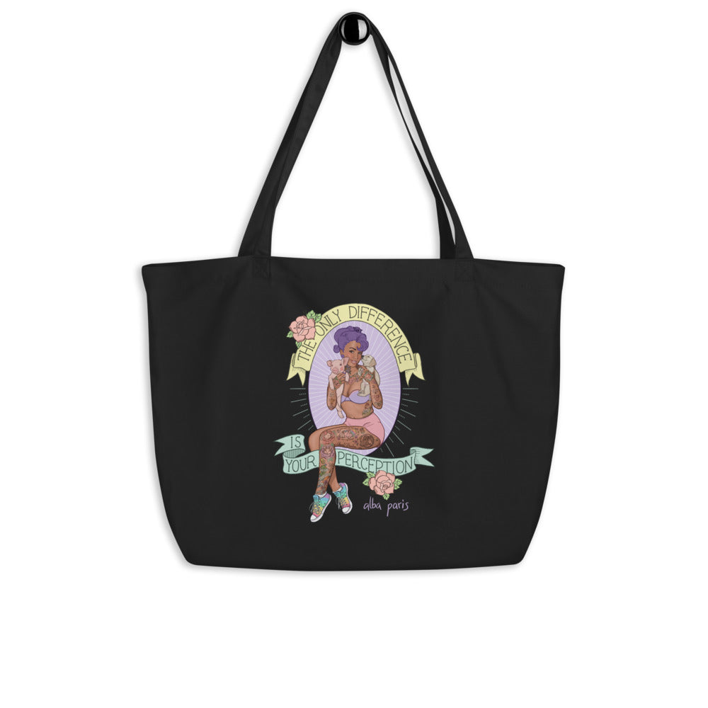 Pinup Perception Organic Shopping Bag
