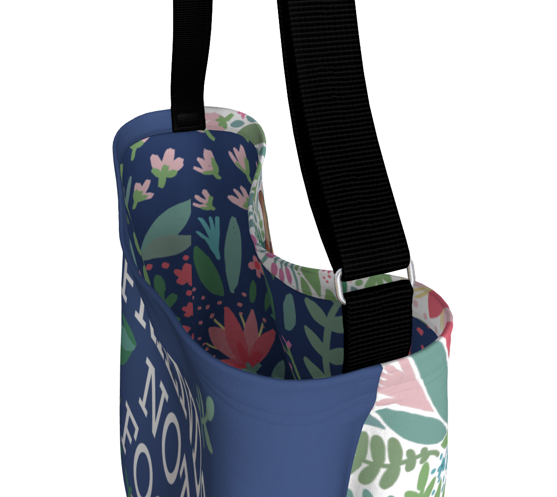 Friends Not Food Adjustable Shoulder Bag